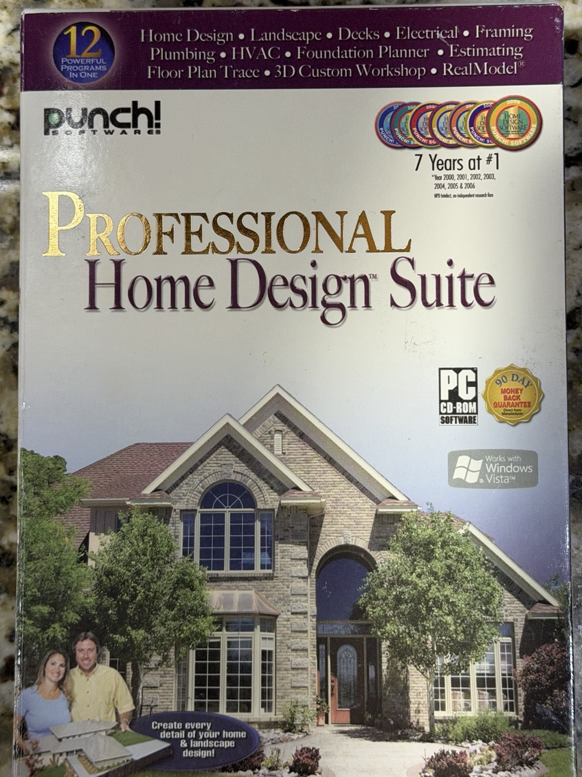Punch Professional Home Design Suite. 12 Piece Set New In Sealed Box