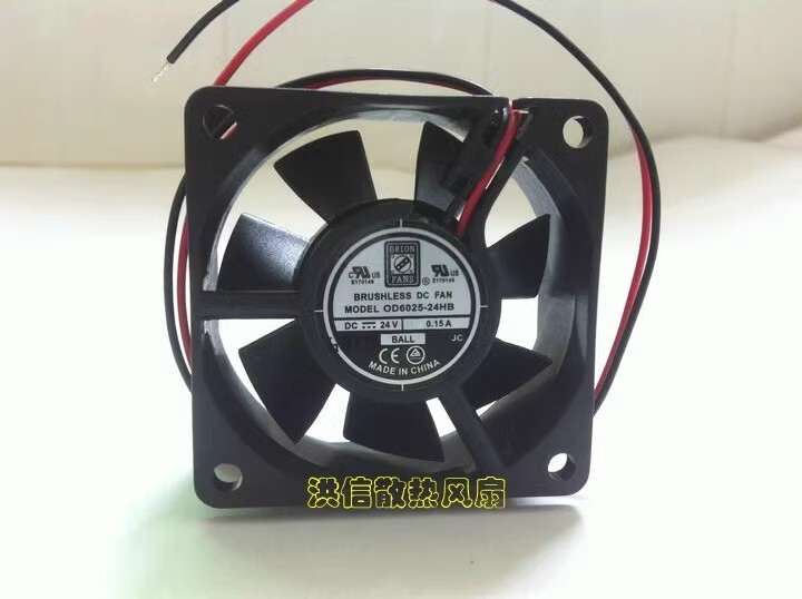 ORION FANS OD6025-24HB DC24V 0.15A 6CM 2-wire Inverter Cooling Fan