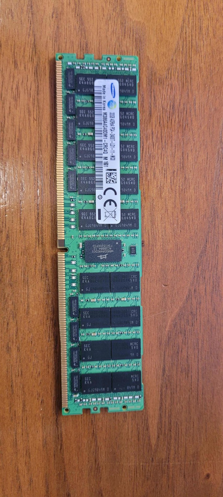Q1 - Samsung 32GB DDR4 PC4-2400T-LD1-11-MC0 Server Memory Tested - Pulled