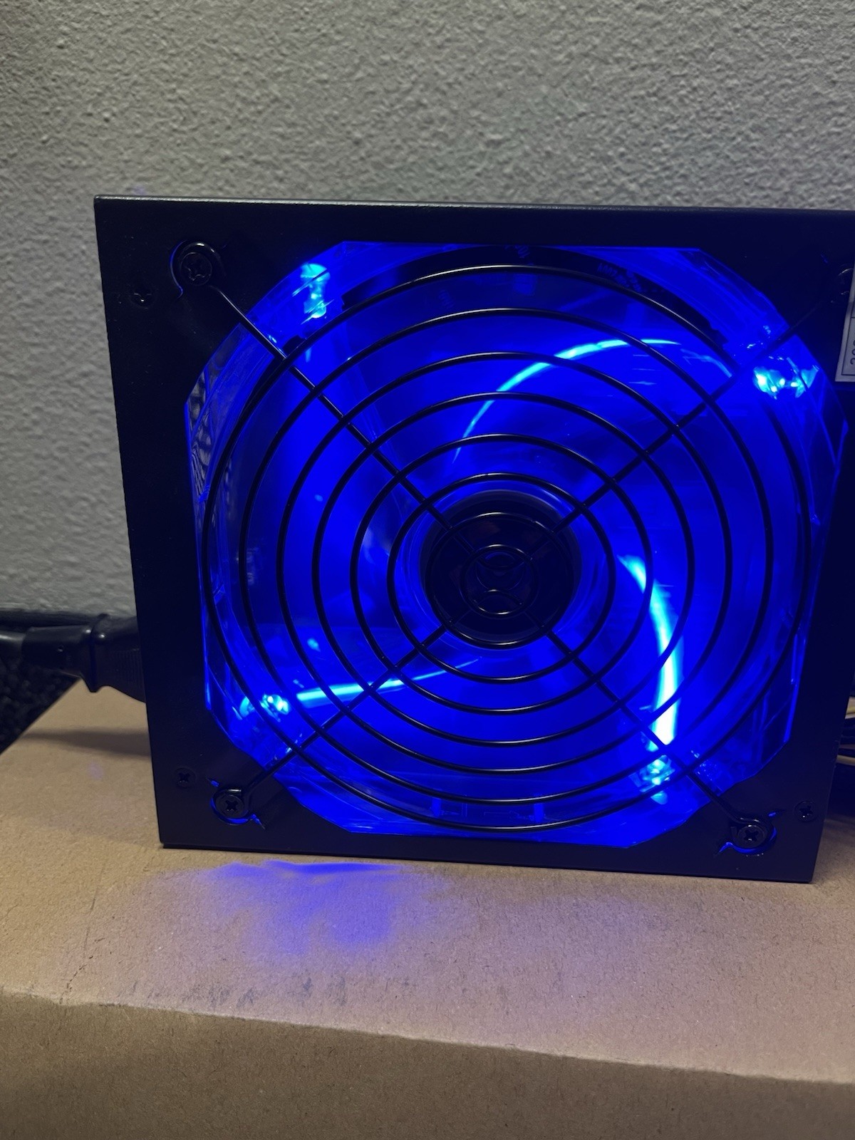 LOT Of (2) New 550W ATX Desktop PC Power Supply - Quiet Blue LED Fan