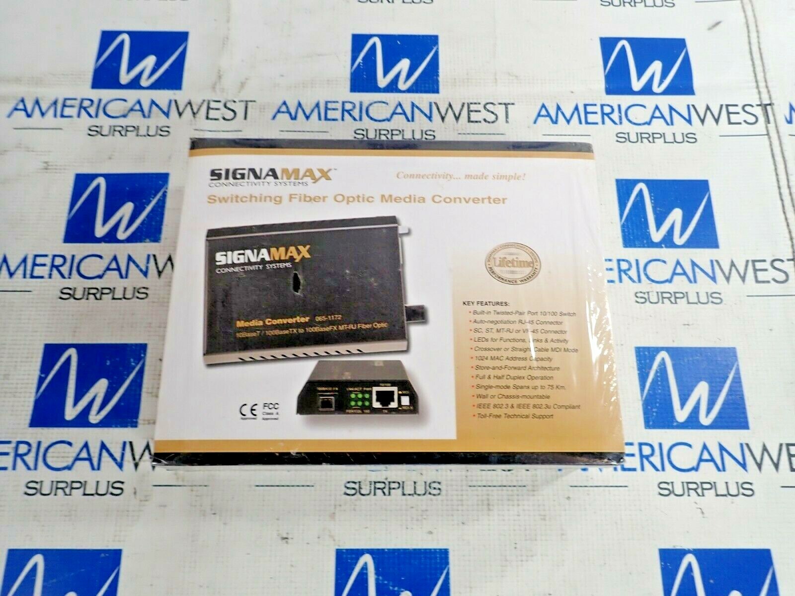 SIGNAMAX CONNECTIVITY SYSTEM  MEDIA CONVERTER 065-1172