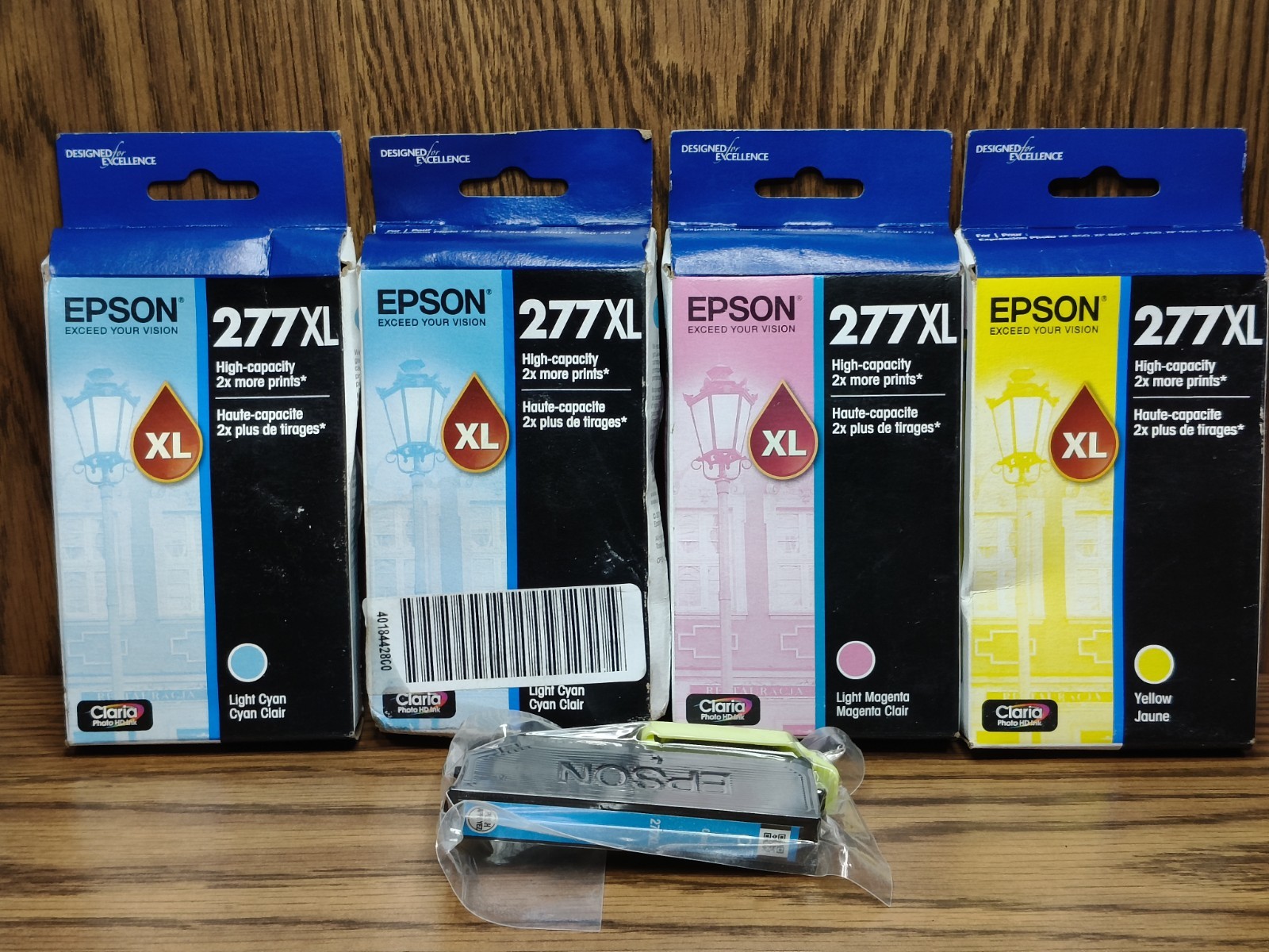 Epson 277XL Inks Cyan Magenta Yellow Lot High Capacity Genuine OEM Brand New