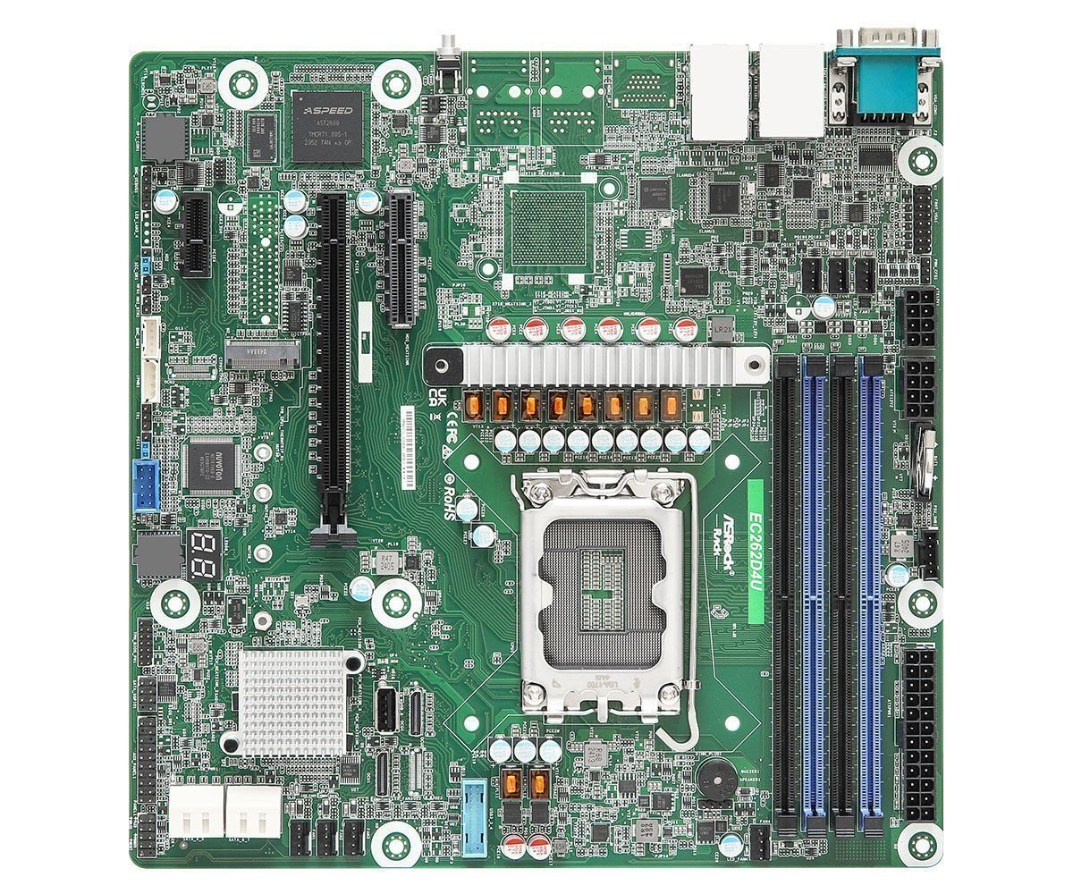 ASRock Server Motherboard EC262D4U Micro-ATX Single Socket V1 LGA1700