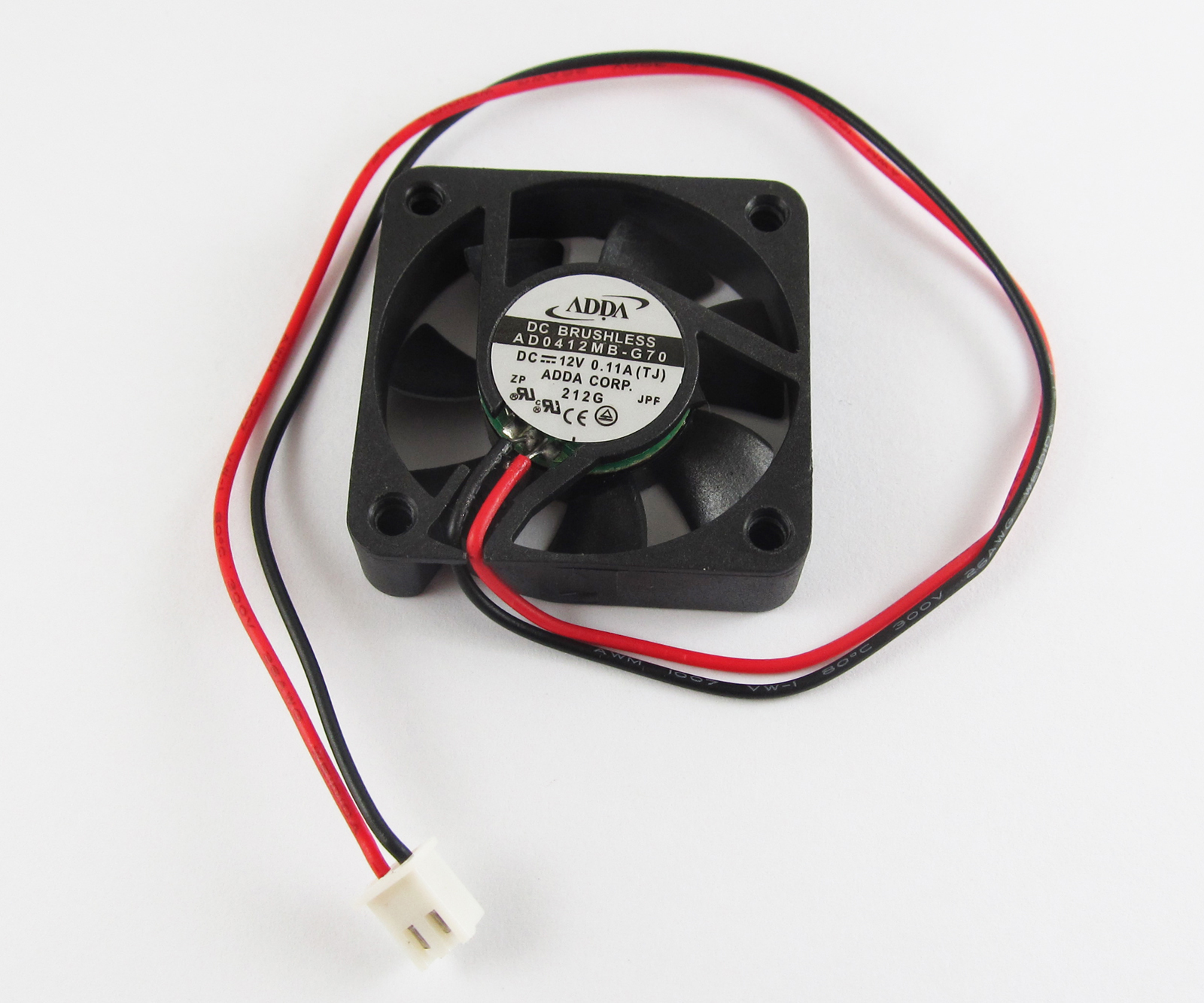 10pcs ADDA AD0405MB-G70 40x40x10mm 4010 DC 5V 2Ball Cooling Fan 2pin Connector