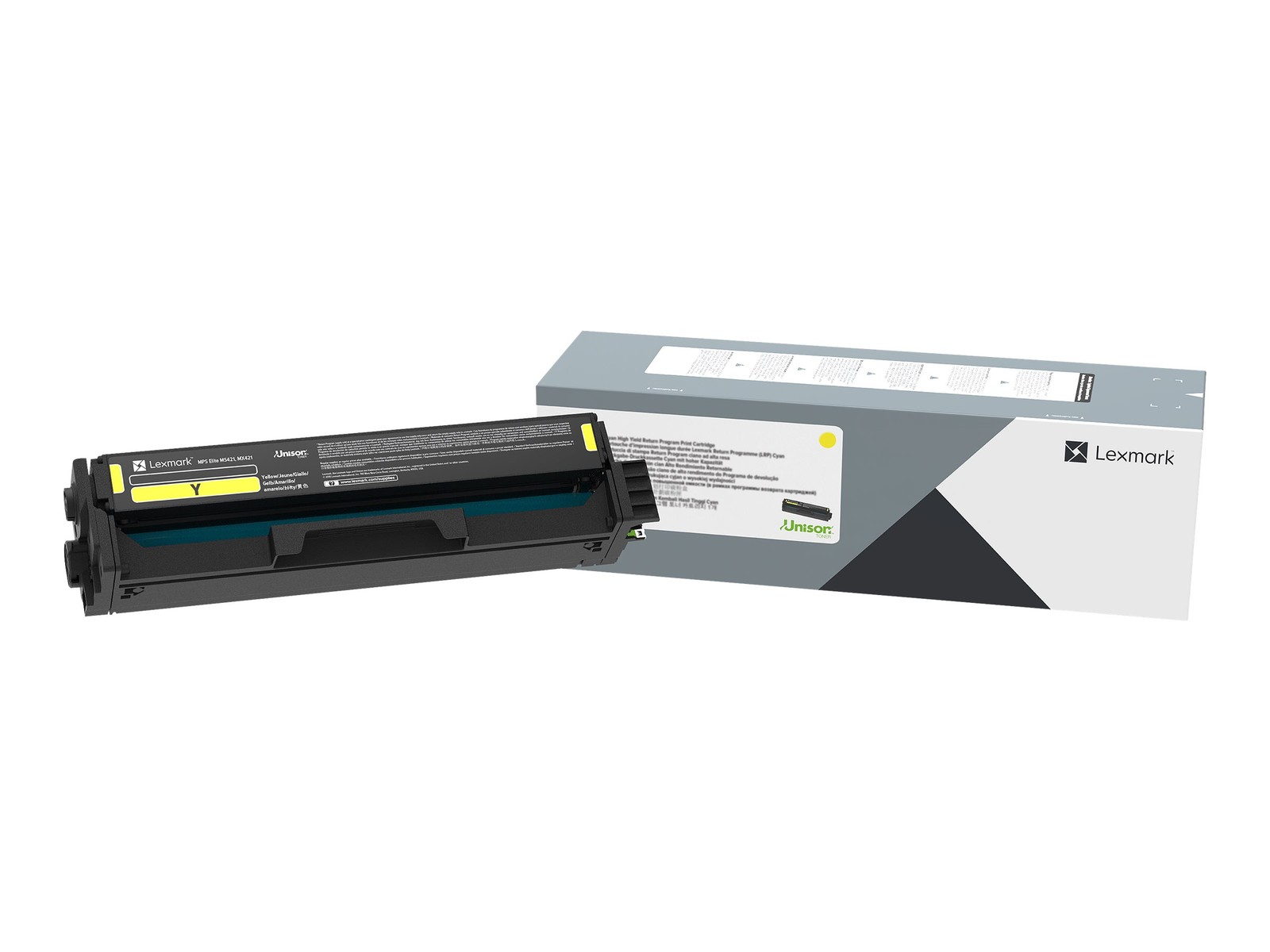 Lexmark C320040 Yellow Compatible Toner Genuine Yellow 1500 Toner Unit
