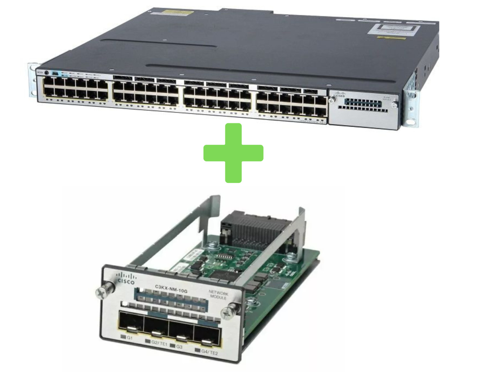 ♻️ Cisco WS-C3750X-48PF-S 48 Port Gigabit PoE Uplinks & Single/Dual AC Options