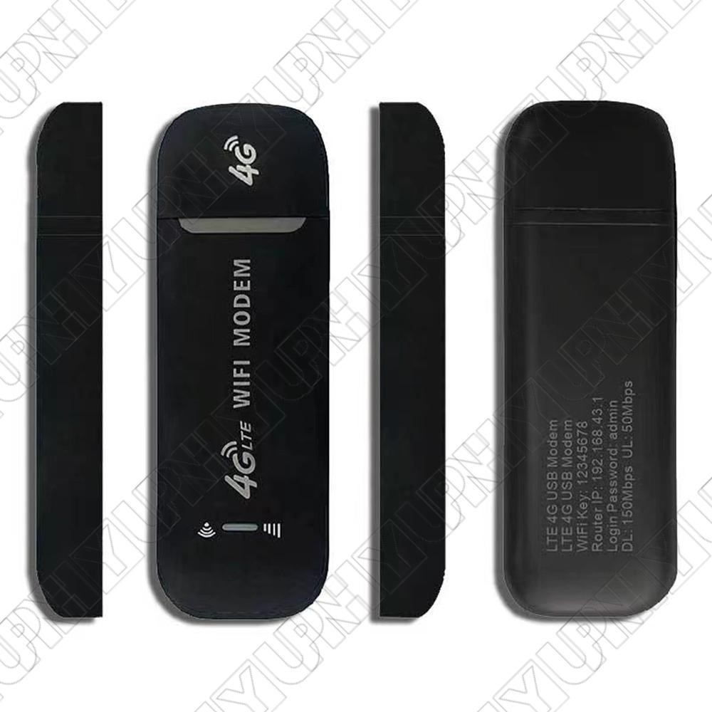 1Pc Black 4G LTE USB WIFI Modem Wireless Router Mobile Broadband 96 * 33 * 12mm