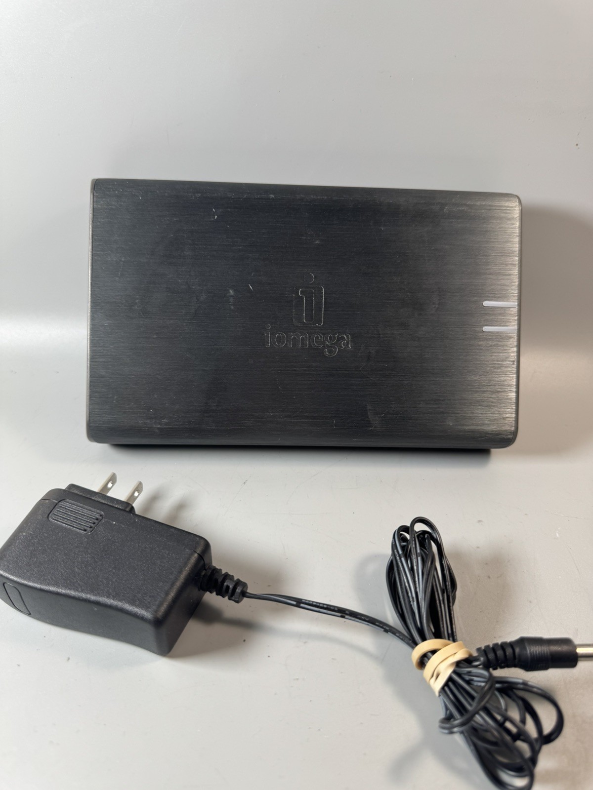 Iomega eGo Desktop External HDD — Powers On — Includes Adapter & USB