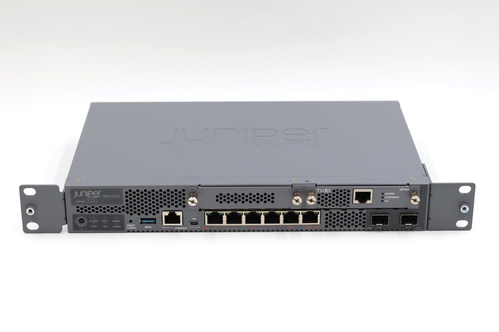 Juniper Networks SRX320 6-Port Service Gateway Security Appliance W/Ears Tested