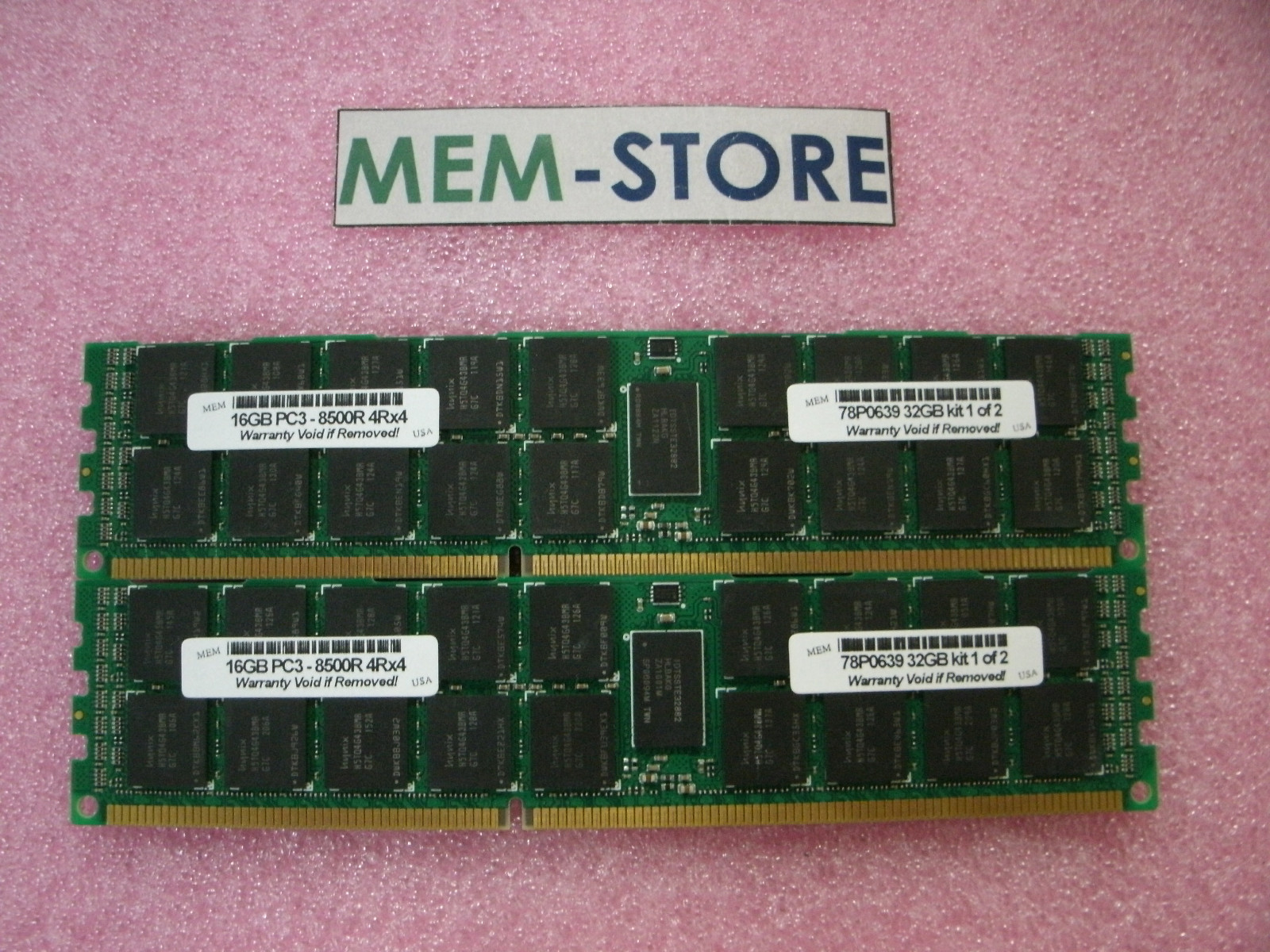 78P0639 32GB (2x16GB) 1066MHz PC3L-8500 Memory IBM Power 710 720 730 740 750 755