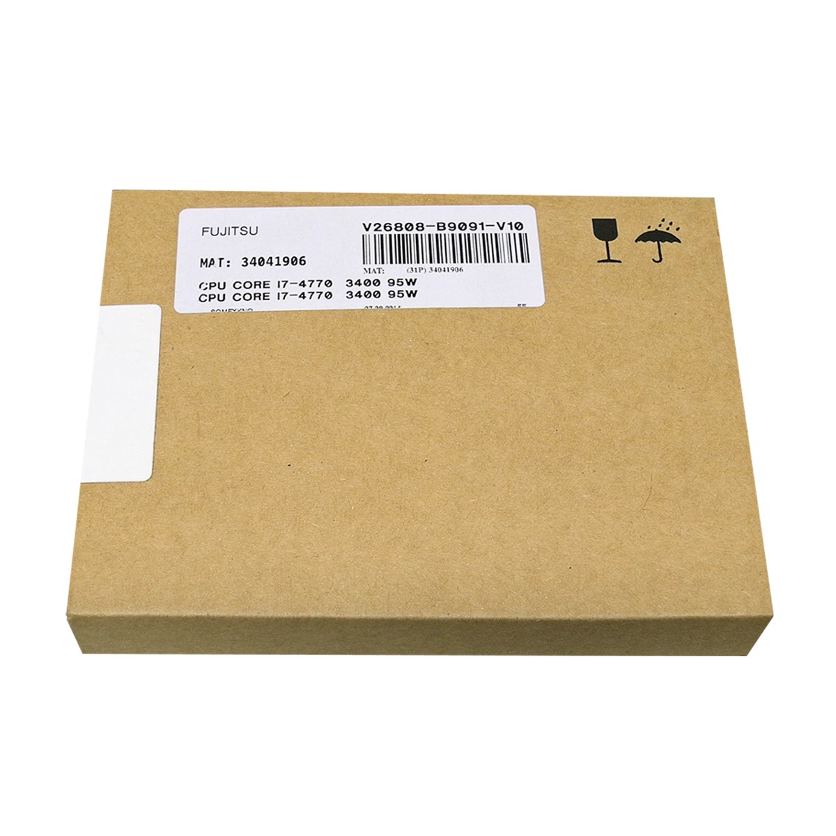Fujitsu Intel Core Processor i7-4770 8MB Cache 3.40 GHz 4-Core FCLGA1150 SR149