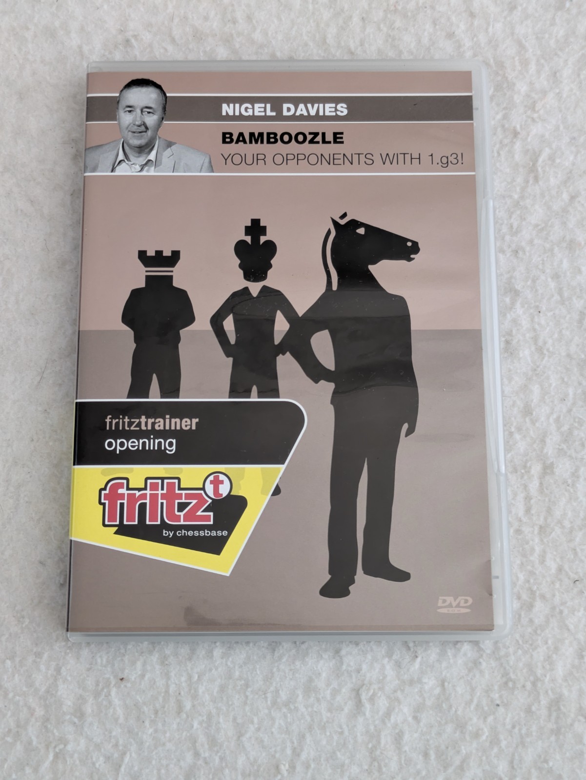 Fritztrainer NIGEL DAVIES Bamboozle Your Opponents w/ 1.g3 ChessbasePC DVD ROM