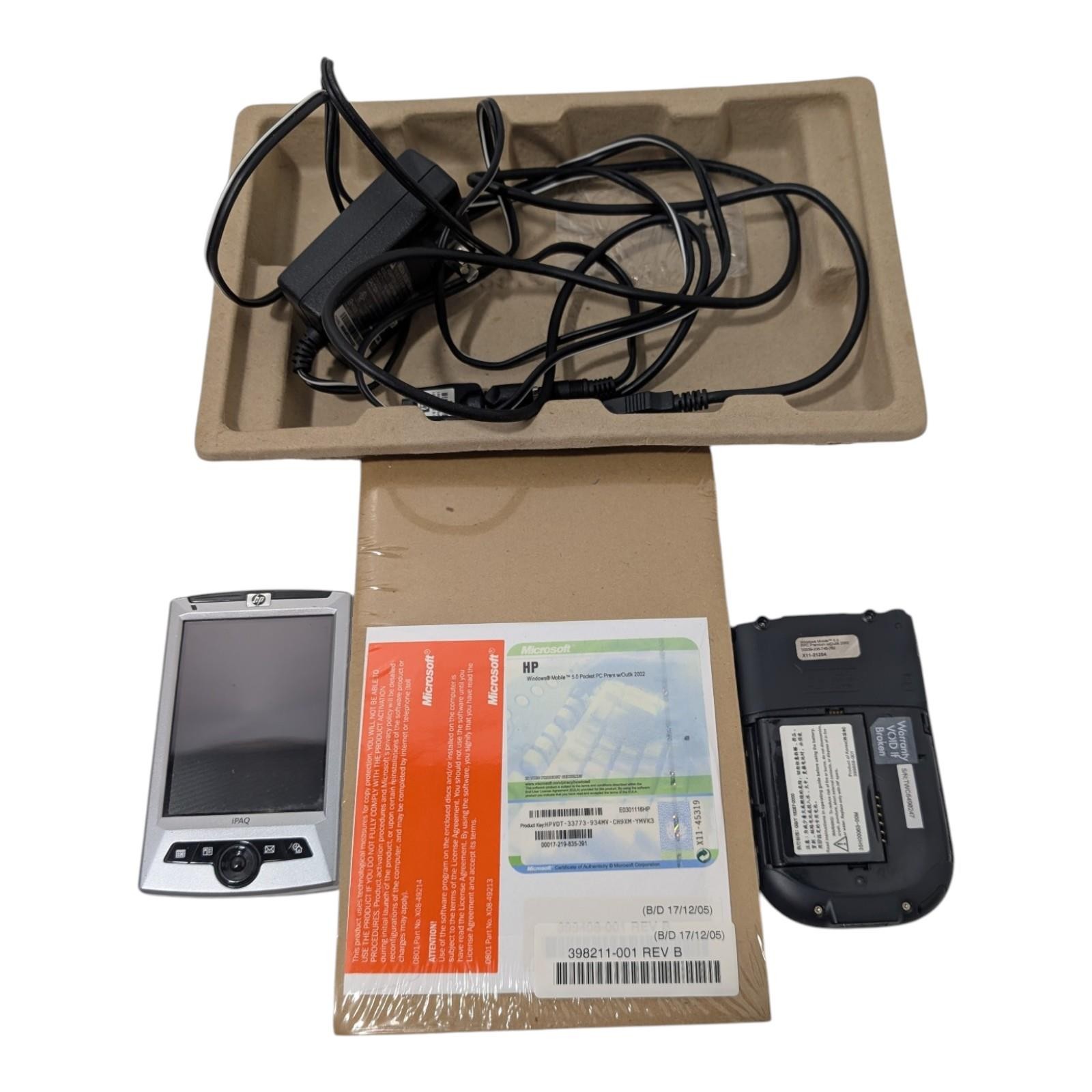 HP iPAQ RX 1950 Series Pocket PC W/ Charger Stylus Etc Not Tested