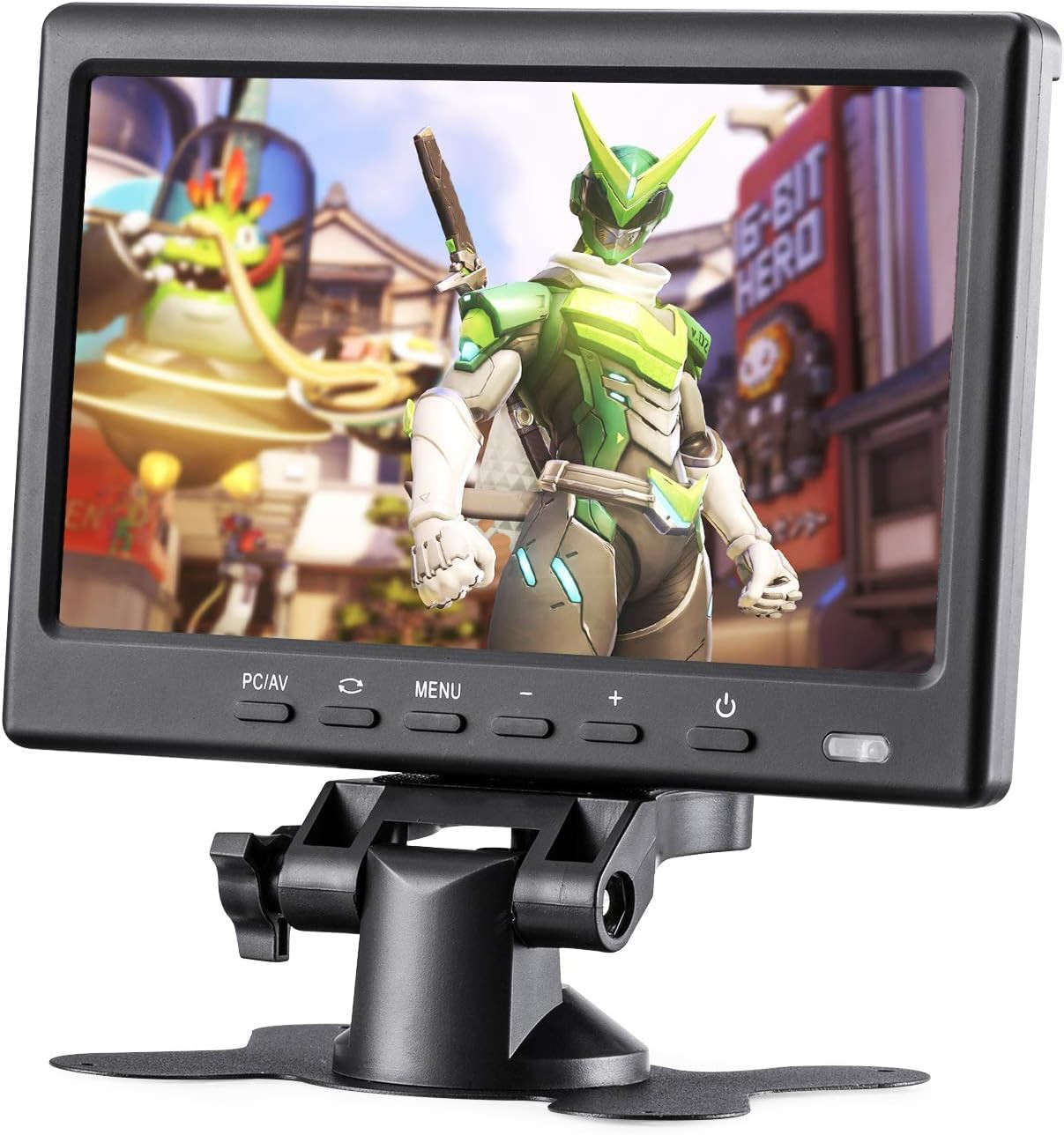 7Inch HD LCD Monitor, IPS 1024X600 Resolution Screen, Car Rearview Cameras Monit