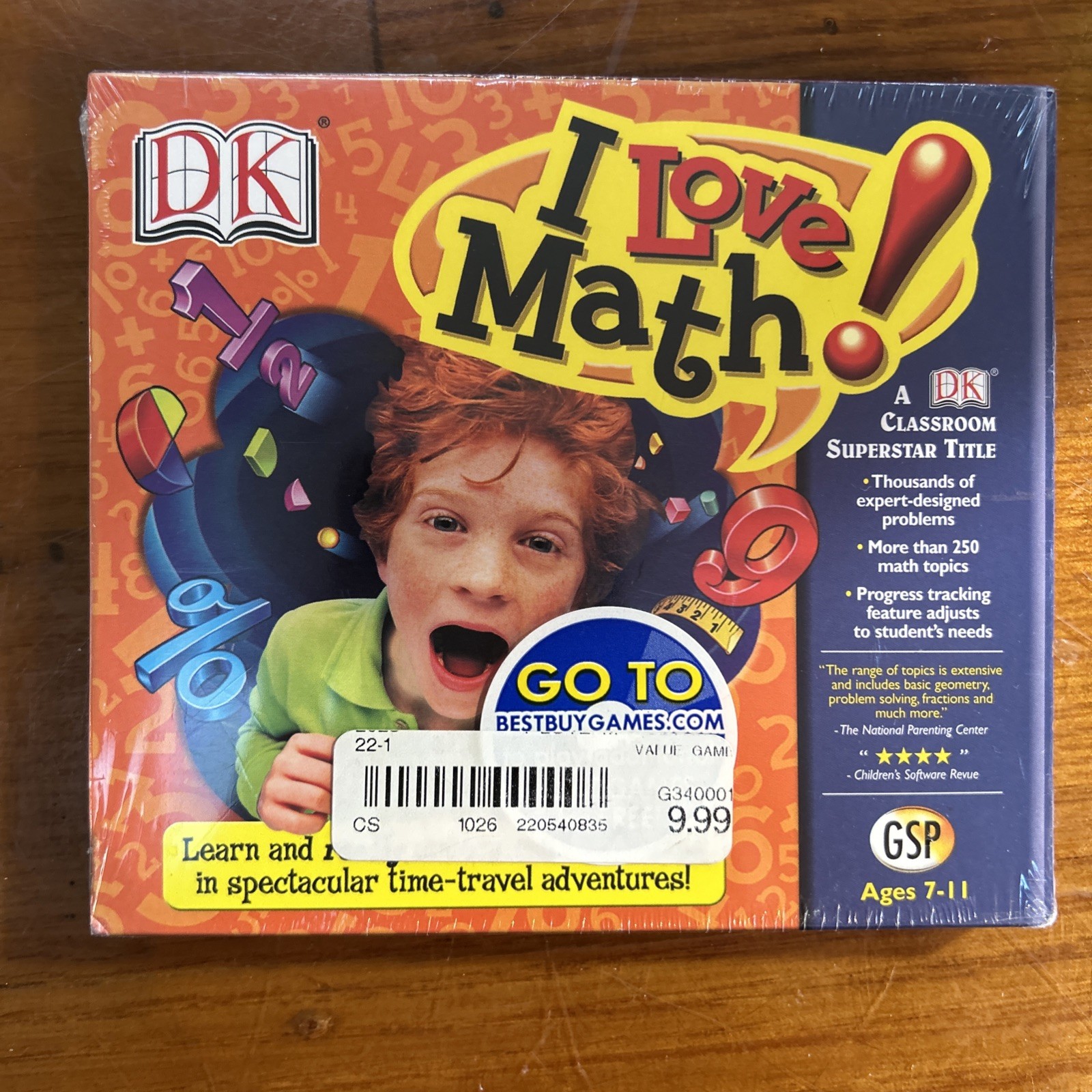 DK I Love Math For ages 7-11  PC CD
