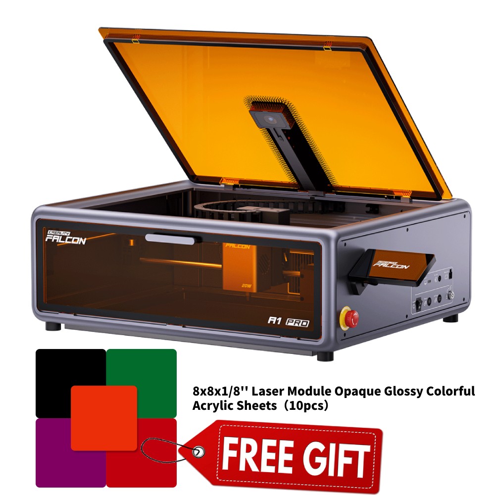 Creality K2 Plus Combo 3D Printer & Falcon A1 Pro 20W Laser Engraver Cutter