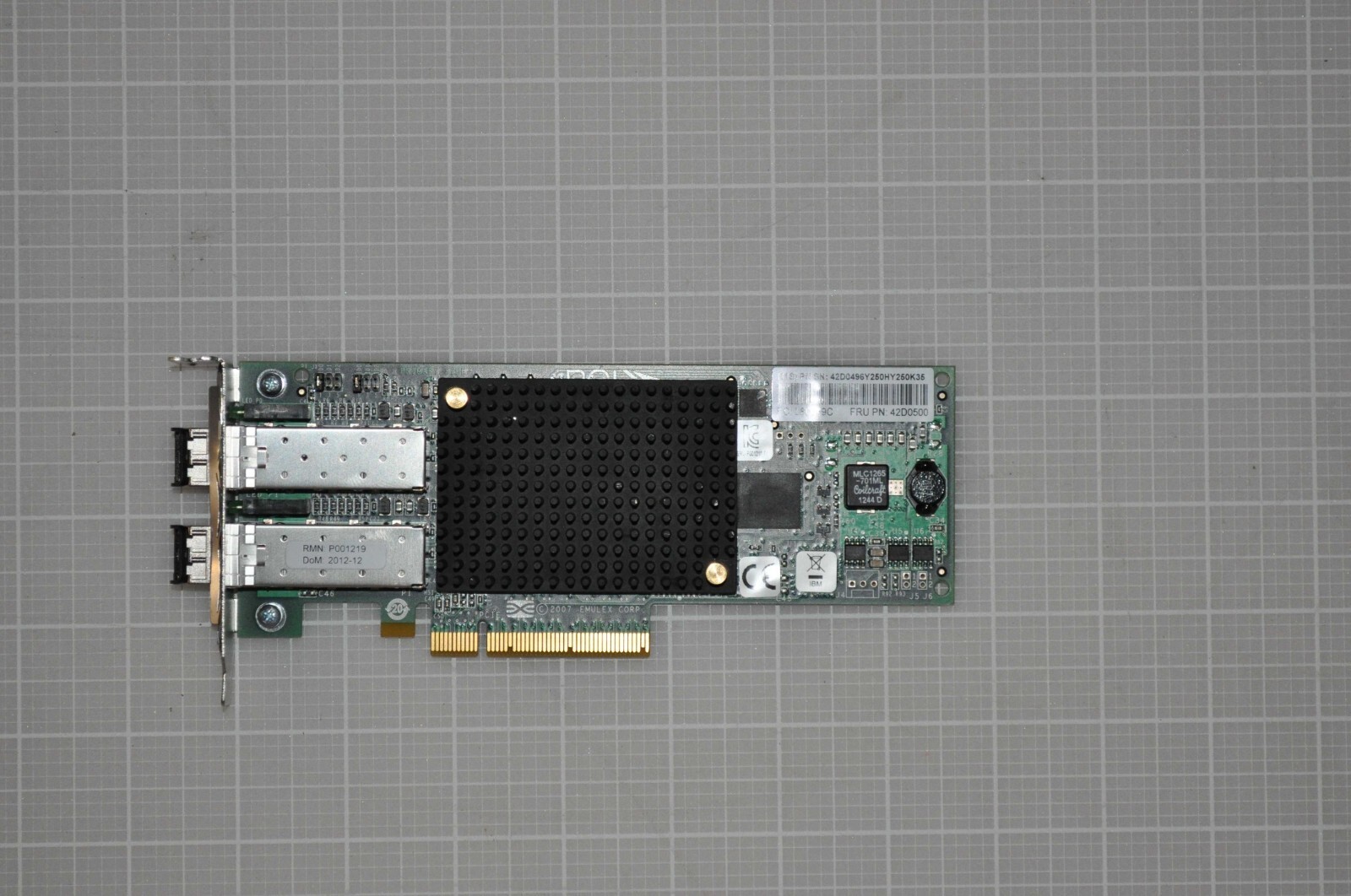 IBM System X EMULEX 8Gb FC Dual-Port HBA Grade A 42D0500
