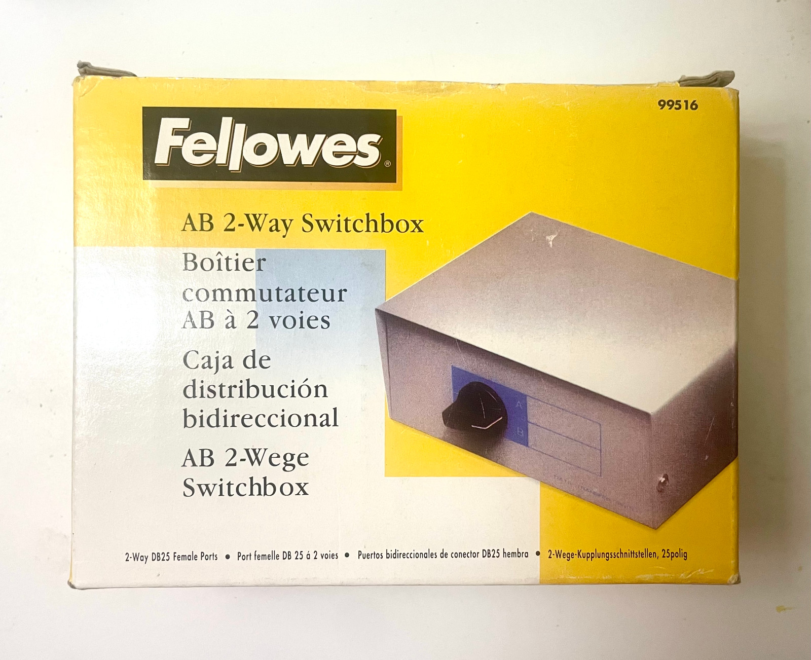 Fellowes Computerware AB 2-Way Parallel Port Switch