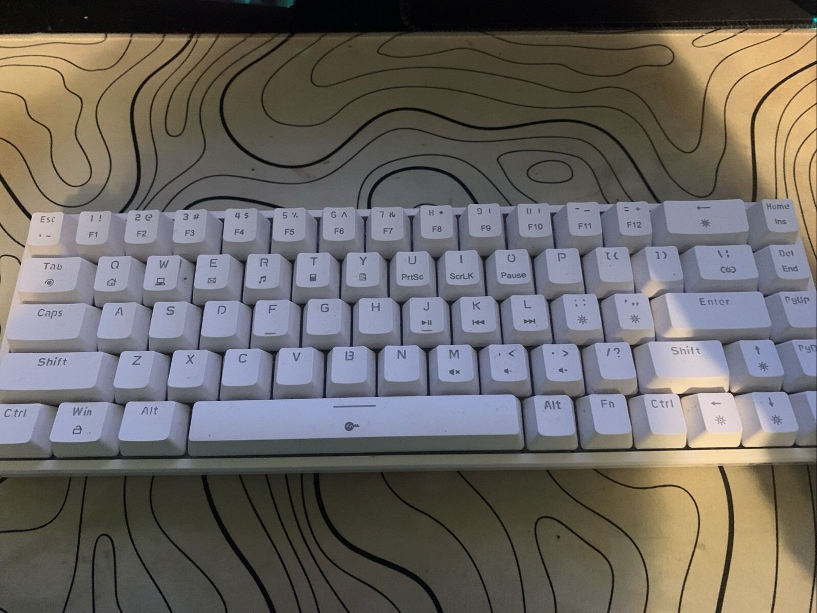 TMKB 60 Percent Keyboard,Gaming Keyboard,LED Backlit Ultra-Compact Brown Switche