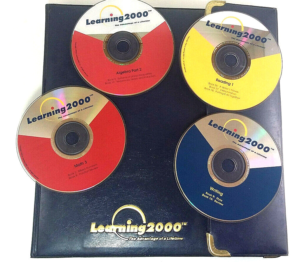 Learning 2000 Advantage of a Lifetime Software Math Algebra Reading Writing PC