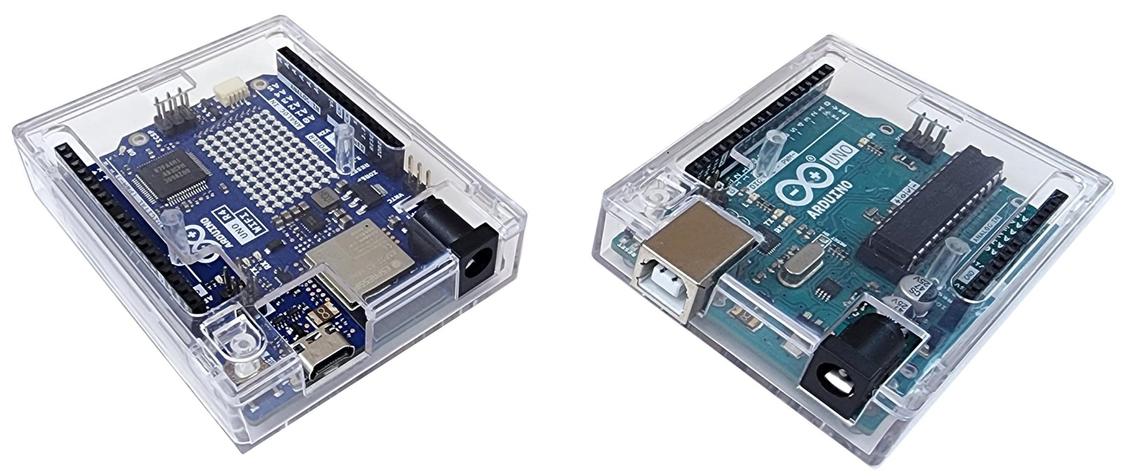 Enclosure for Arduino Uno R3, R4 WiFi/Minima, Transparent