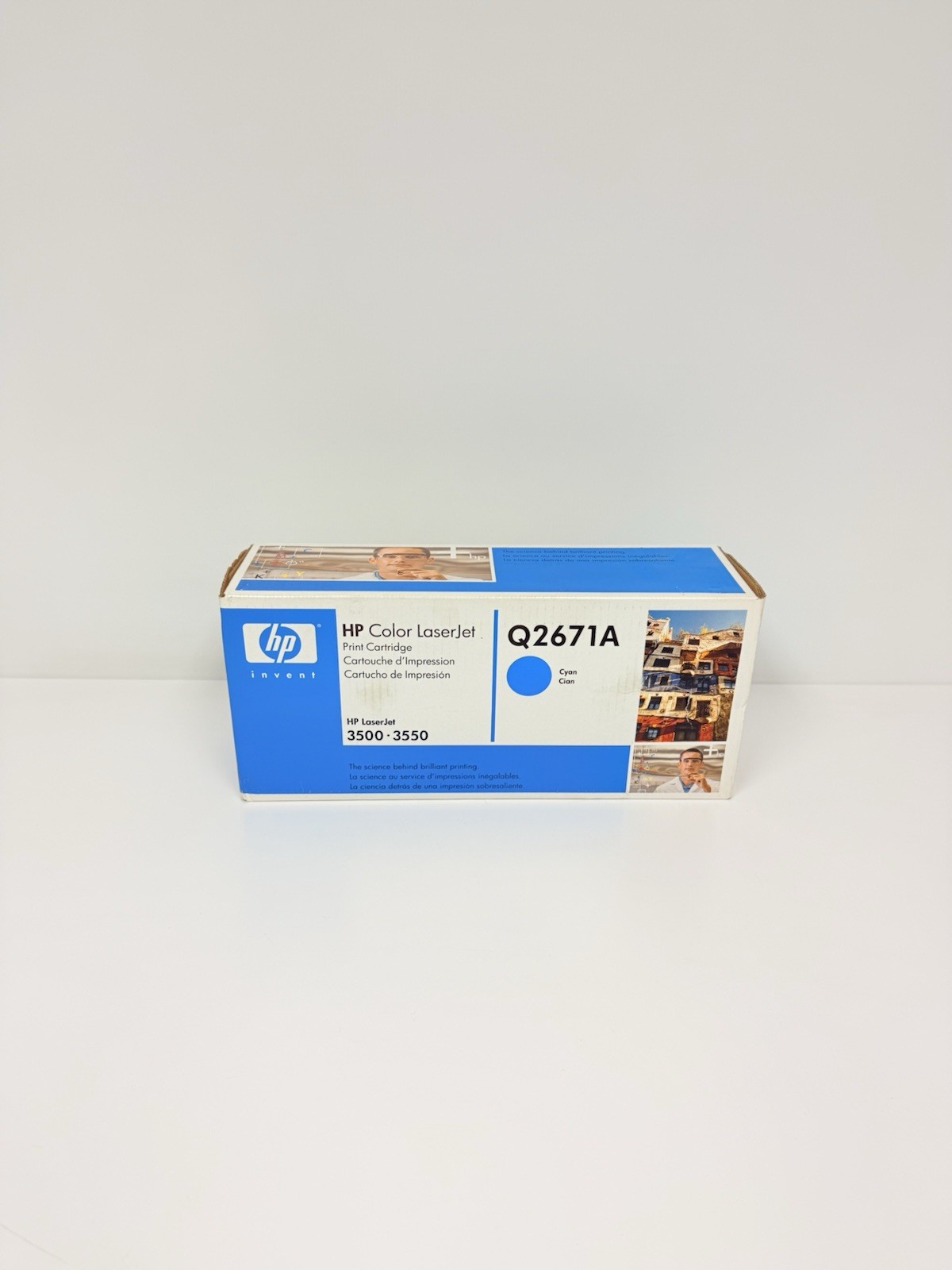 HP Q2671A Cyan Toner Cartridge Genuine OEM for LaserJet 3500 3550 New