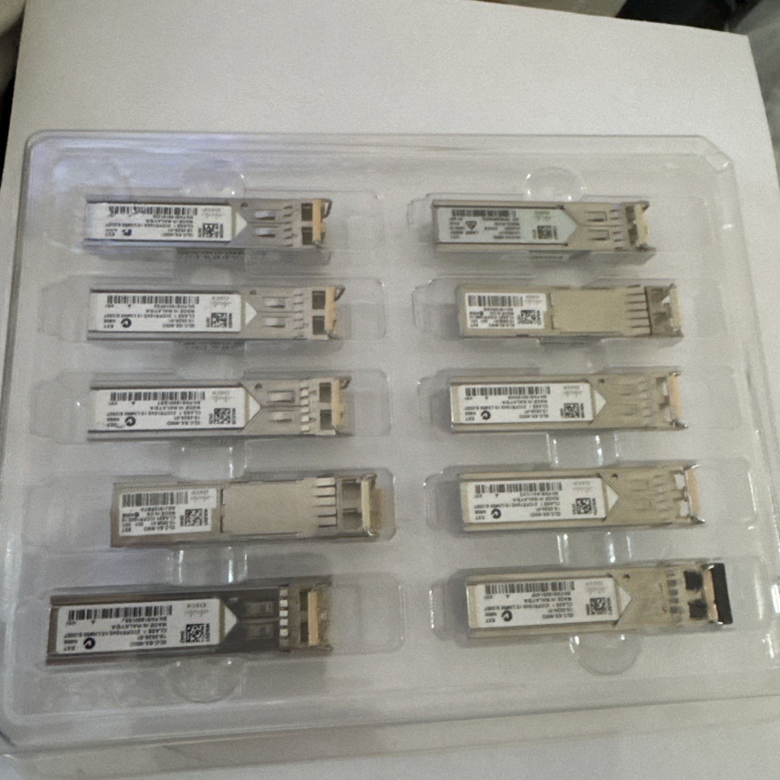 CISCO 10-2626-01 1000BASE SX SFP MMF TRANSCEIVER lot of 10