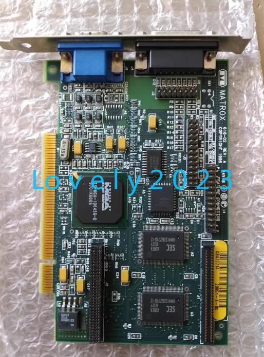 1pc used MATROX 618-02 REV.A acquisition card