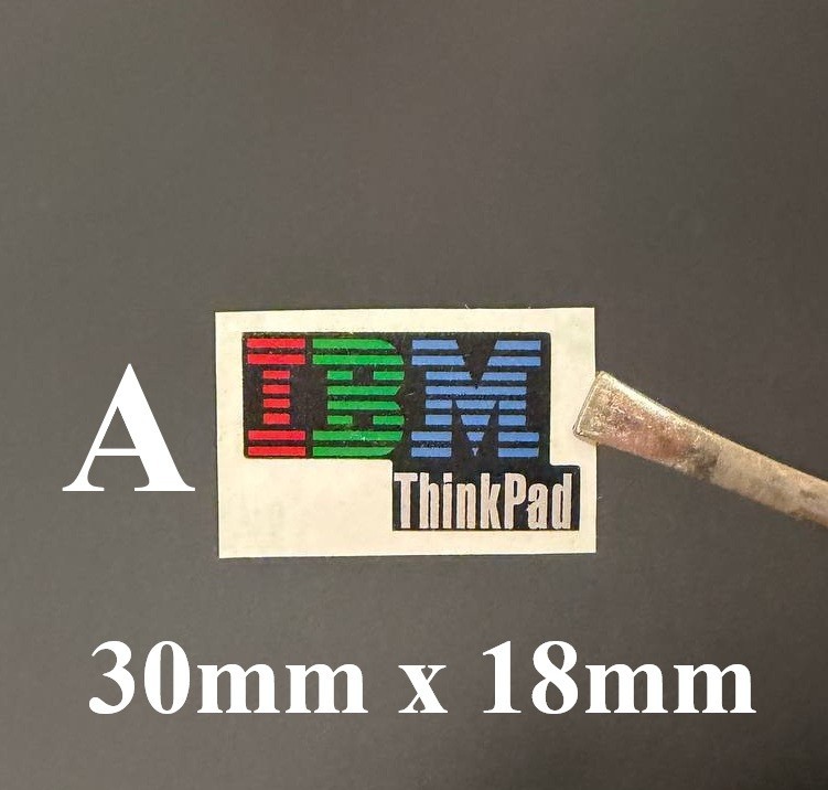 1 x Sticker Decal Badge Label for Lenovo IBM ThinkPad