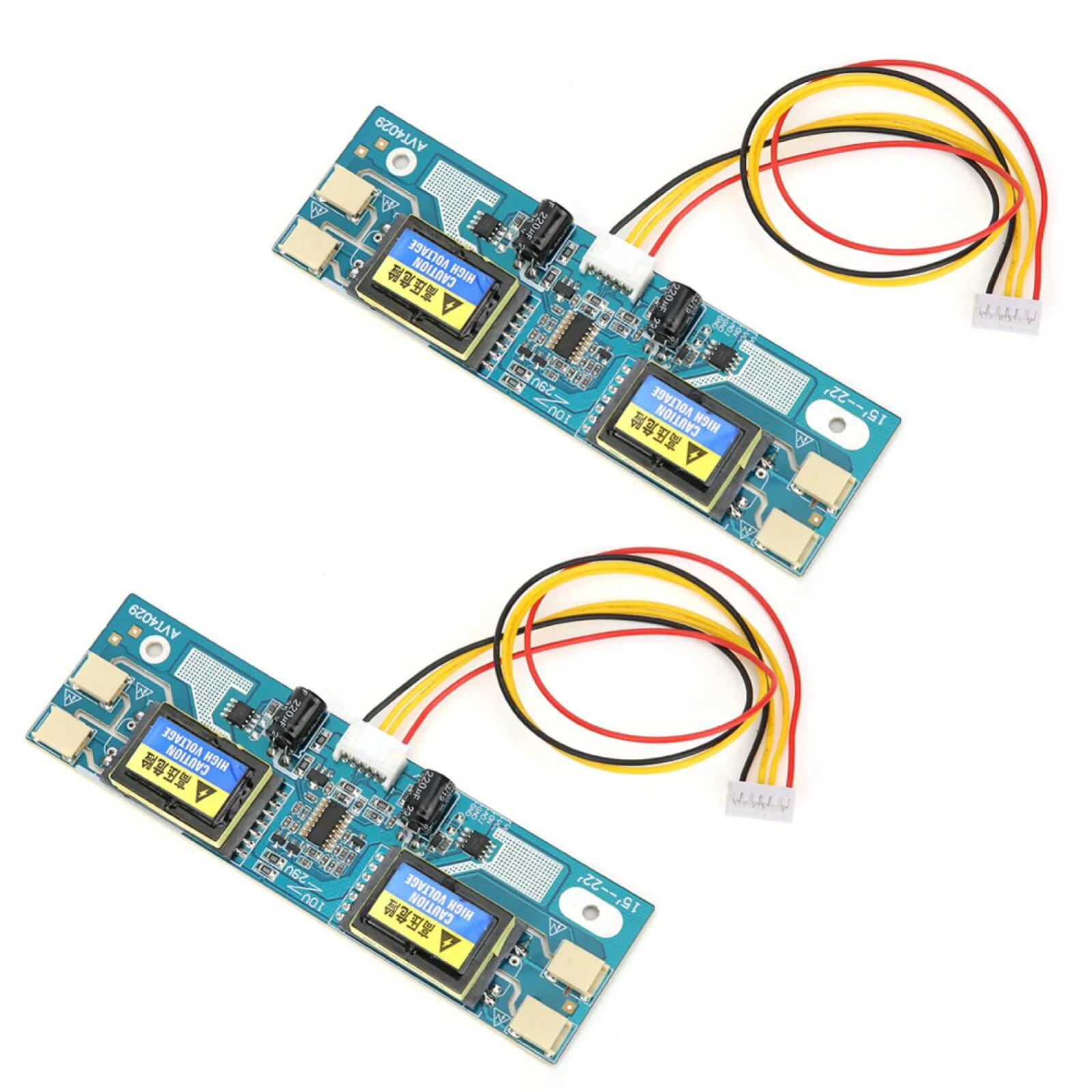 2X Universal 4 Lamp LCD Monitor Inverter CCFL Backlight Tube Board 10-30V