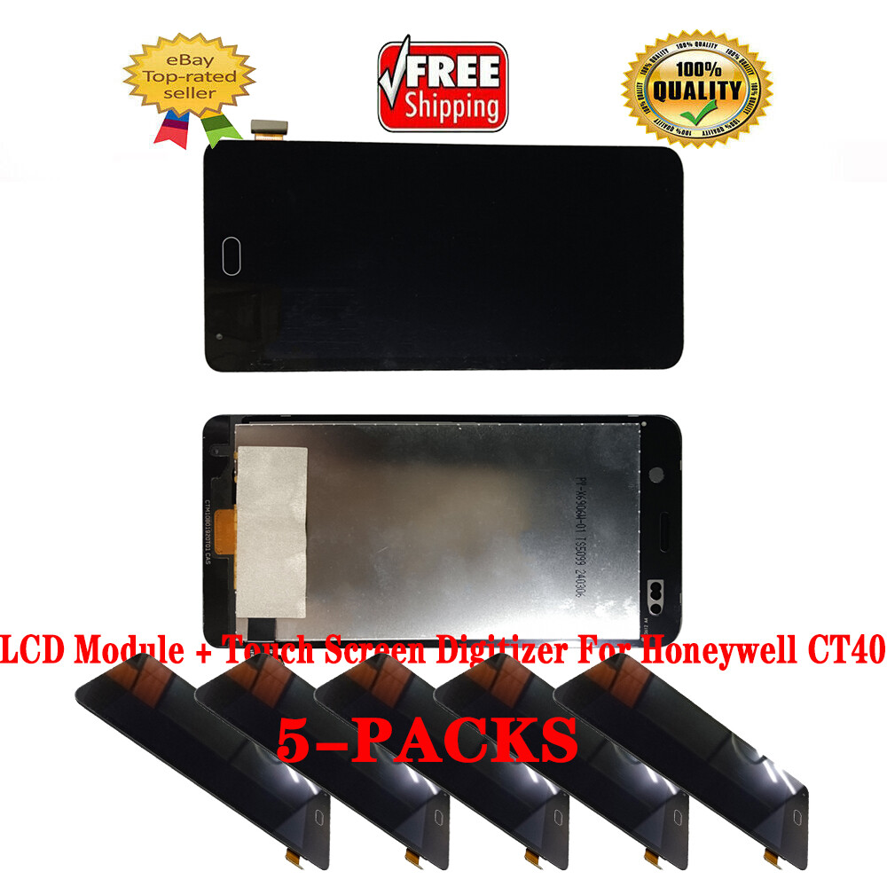 5PCS LCD Module + Touch Screen Digitizer Replacement For Honeywell CT40 Scanner