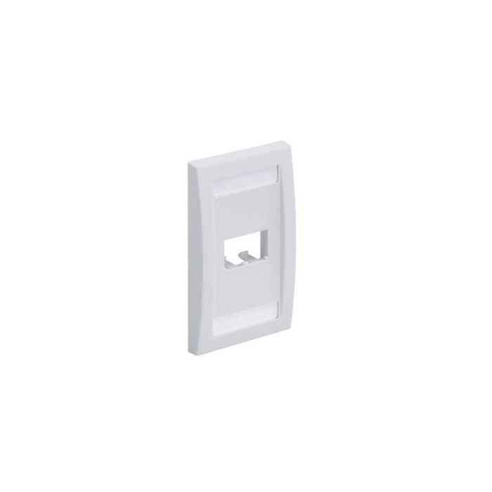 Panduit CFPE2WHY Executive Style Faceplate ABS 2 Port Single Gang White
