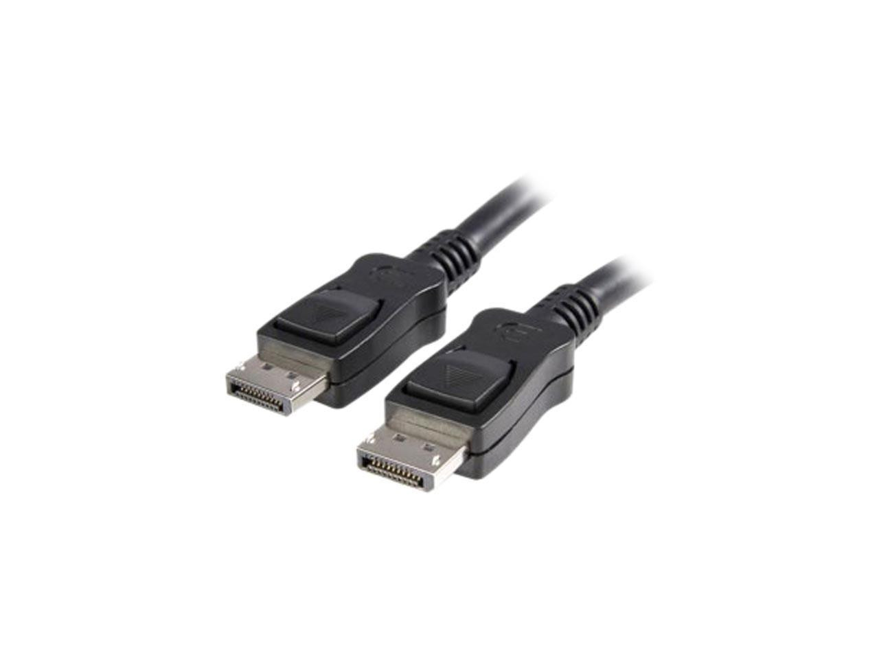 StarTech DISPL2M 6.60 ft. Black Connector A: 1 x DisplayPort (20 pin) Latching M