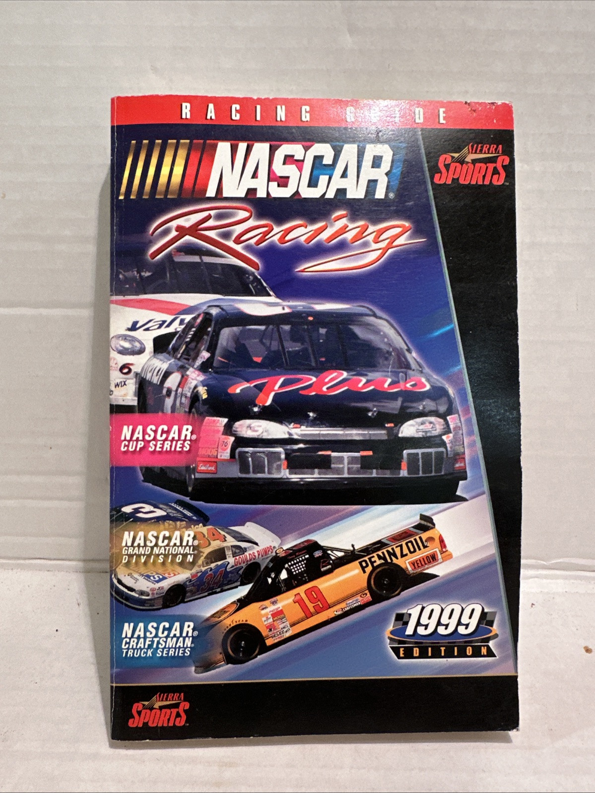 Nascar Racing PC Video Game Instruction Manuel  By Sierra Sports 1999 Vintage