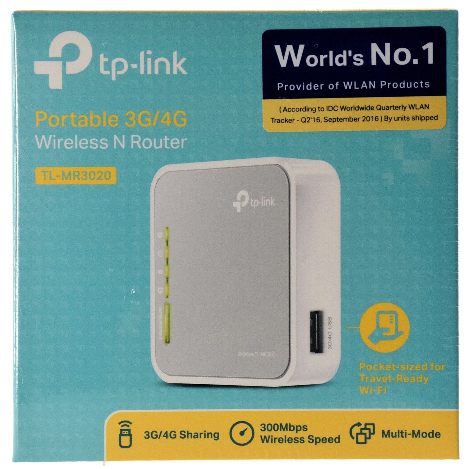 TP-LINK TL-MR3020 V3 Portable 3G 4G USB Modem Wireless N WiFi 300Mbps Router