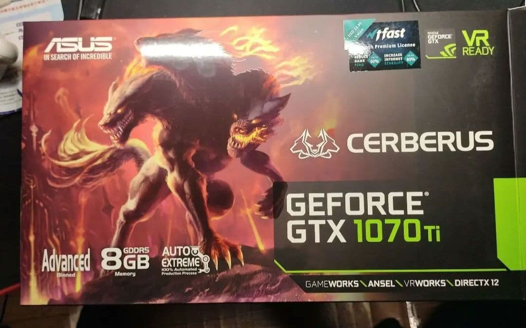 ASUS CERBERUS GeForce GTX 1070 Ti GDDR5 8GB Graphics Card