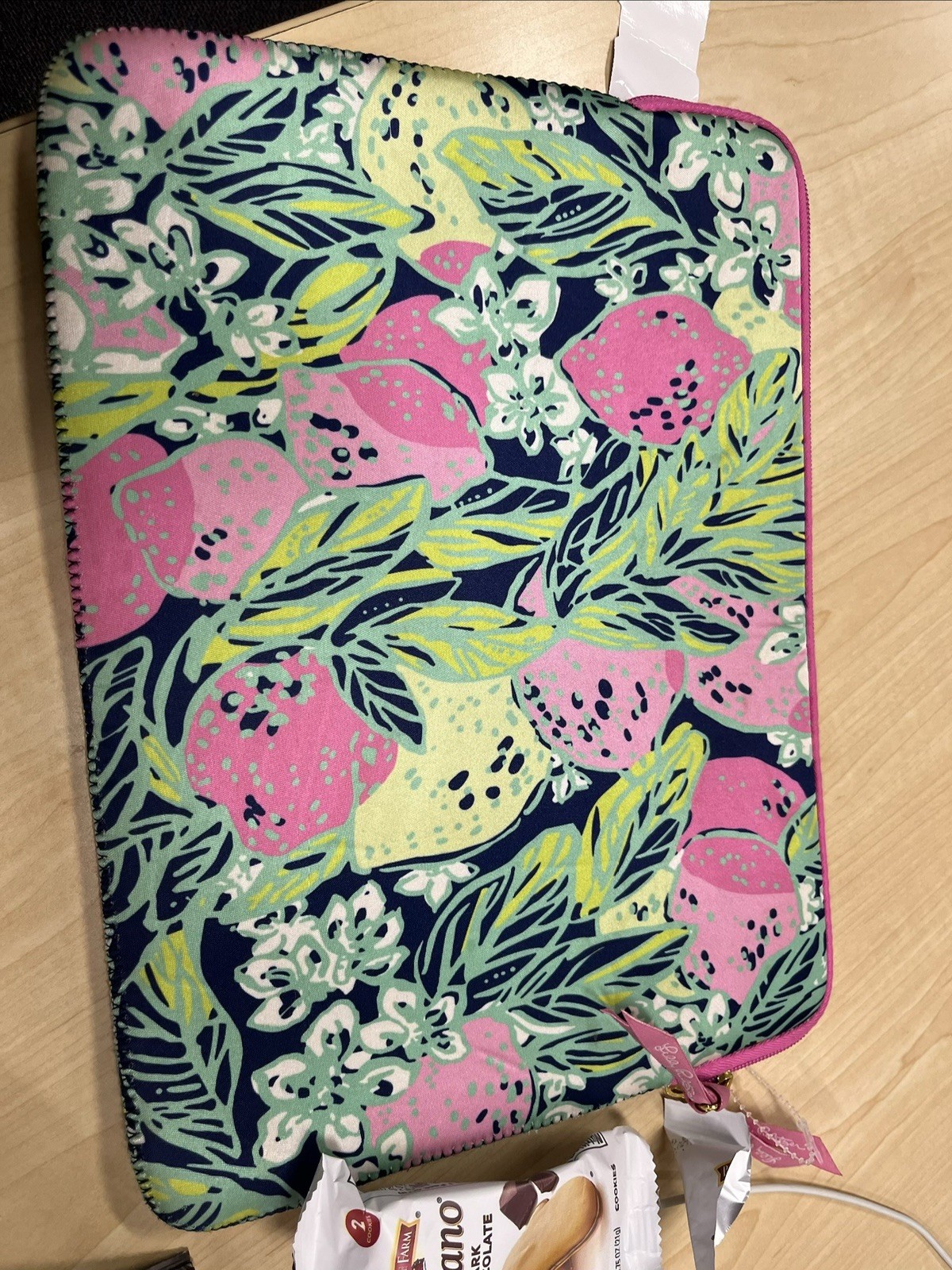 Lilly Pulitzer iPad Floral Neoprene Zipper Sleeve/Pouch Case, Multicolor