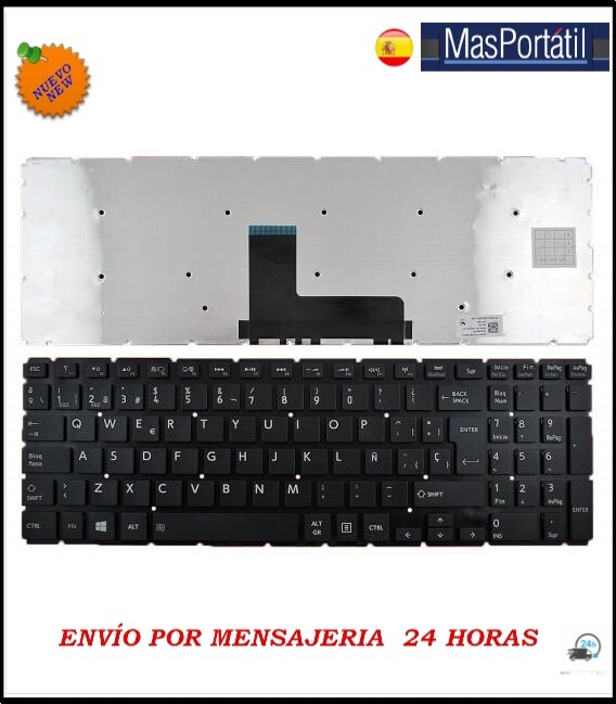 Keyboard Spanish new notebook Toshiba Satellite L50-C-1XN L50-C-1XP TEC52