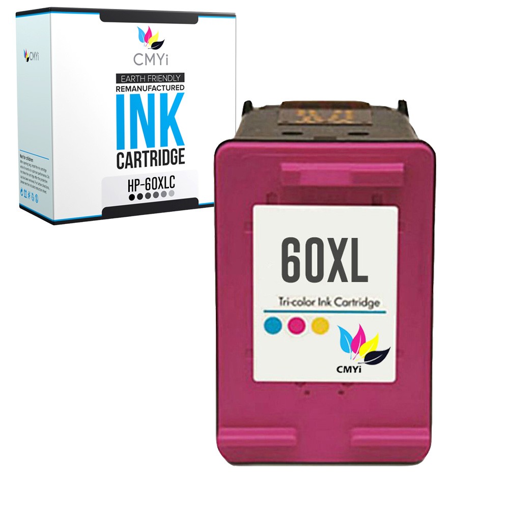 1PK CMYi Compatible HP 60XL Color Ink Cartridge for HP DeskJet D2663 D2666 D2668