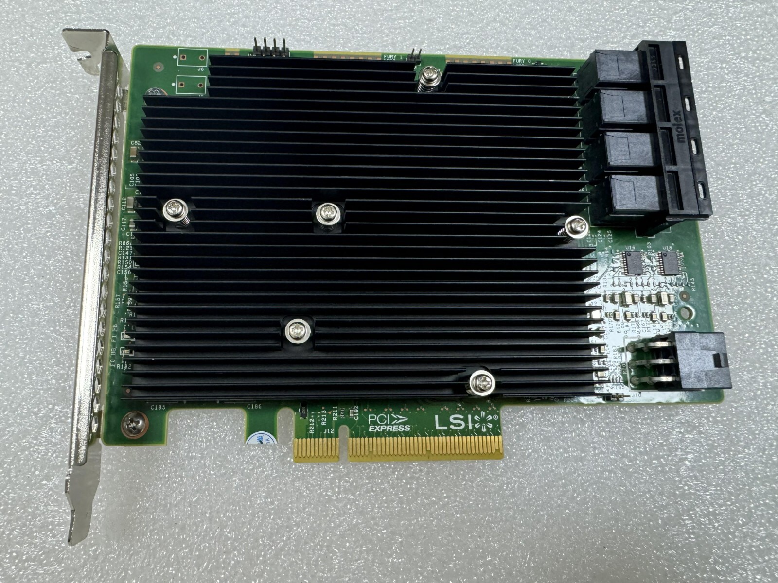 1PCS Genuine LSI SAS 9300-16I 12GB/S HBA HOST BUS ADAPTER CARD IT Mode