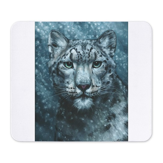 CafePress Snow Leopard Non-slip Rubber Mousepad, Gaming Mouse Pad (491333903)