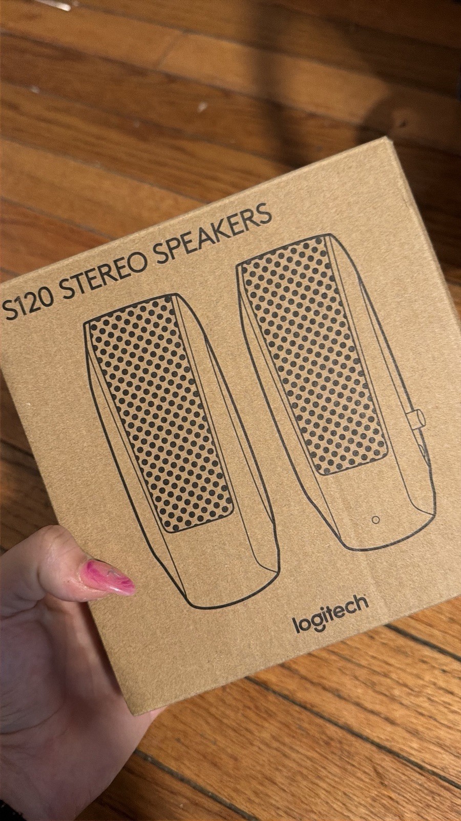 NEW Logitech S120 4.4 Watt - 2.0 Stereo Speakers Black (880-000403) For PC & Mac