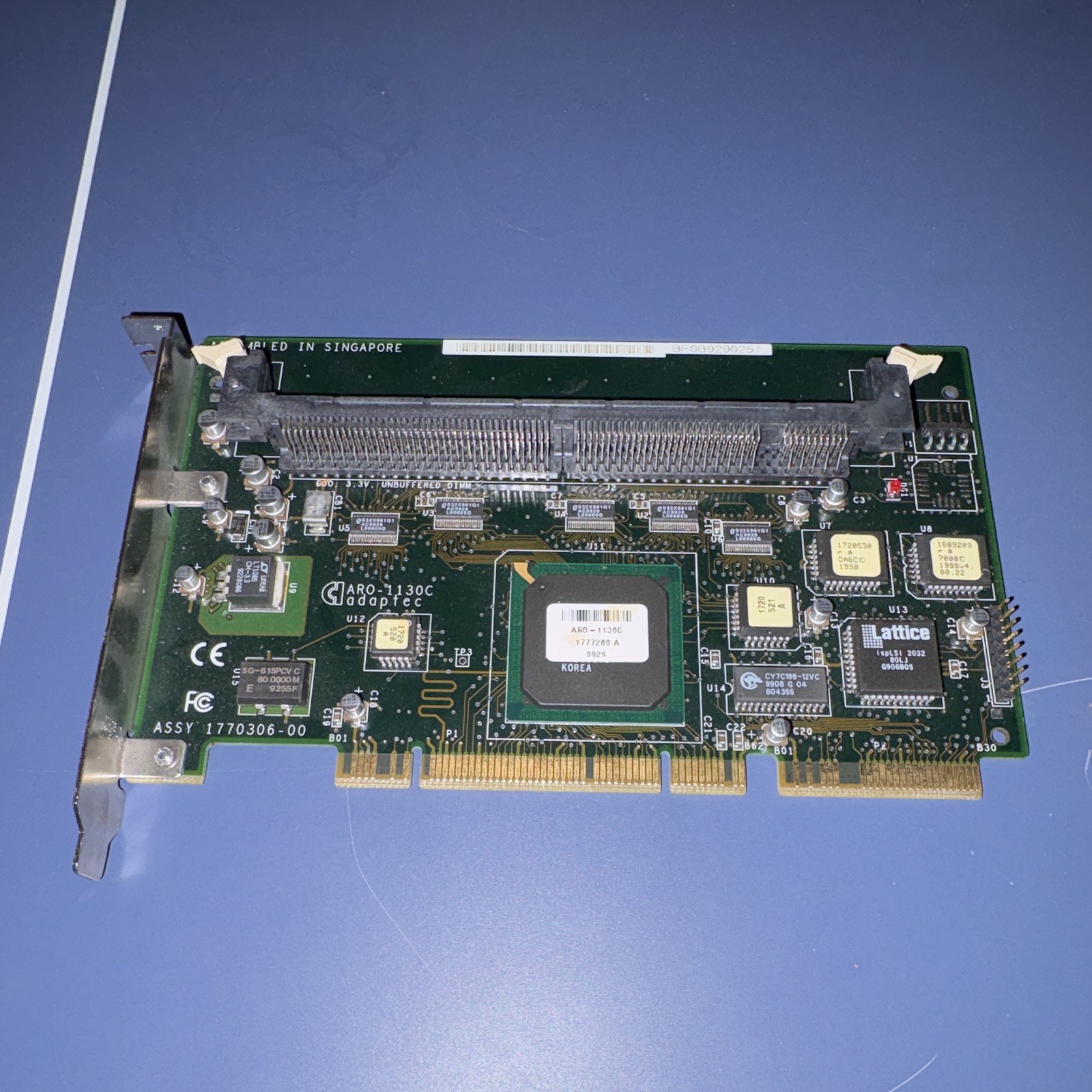 Adaptec AIC-7890A PCI Ultra SCSI Non-RAID Controller Card, 1 Port