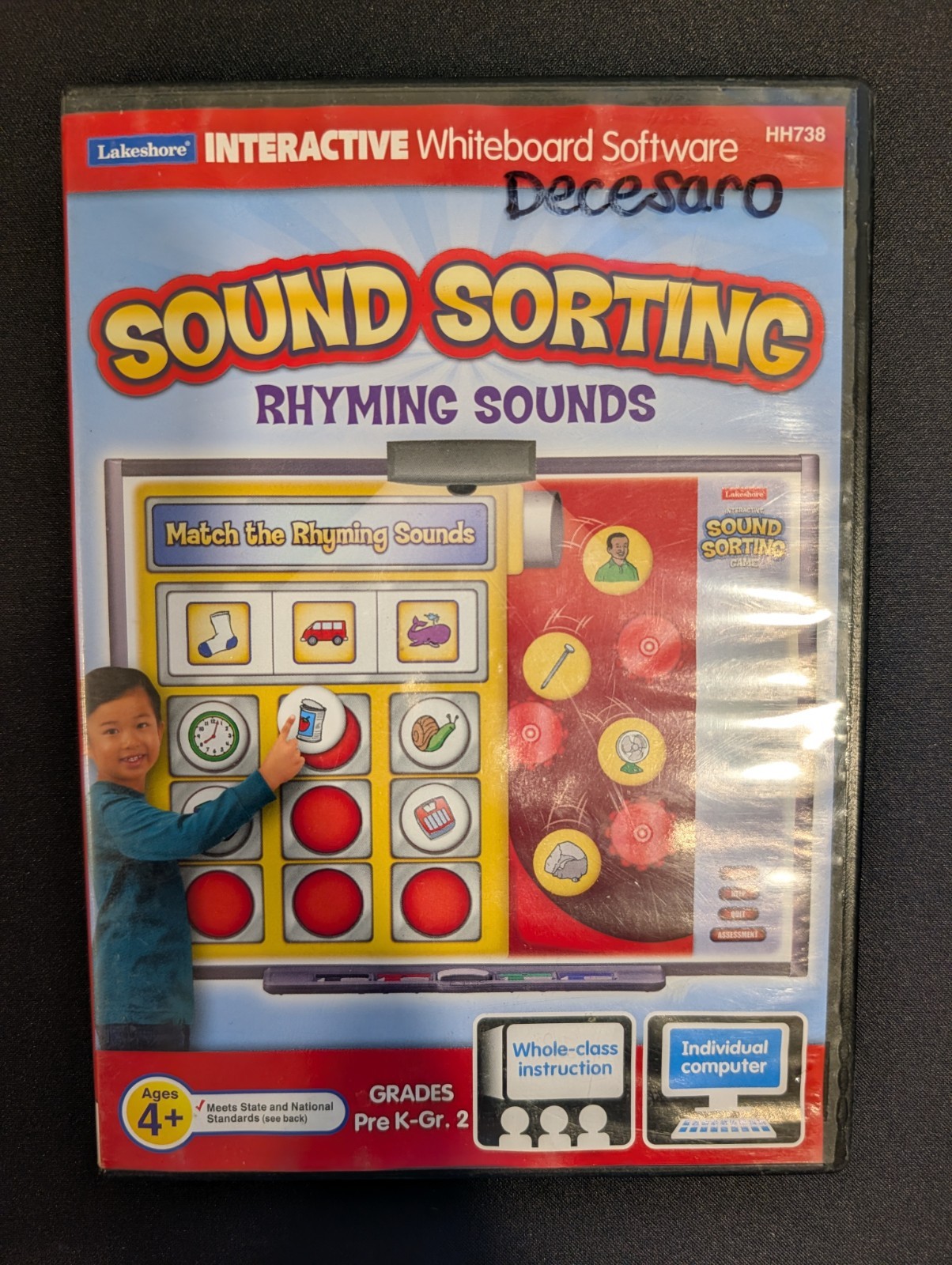 Lakeshore Sound Sorting Rhyming Sounds Interactive Whiteboard PC Mac