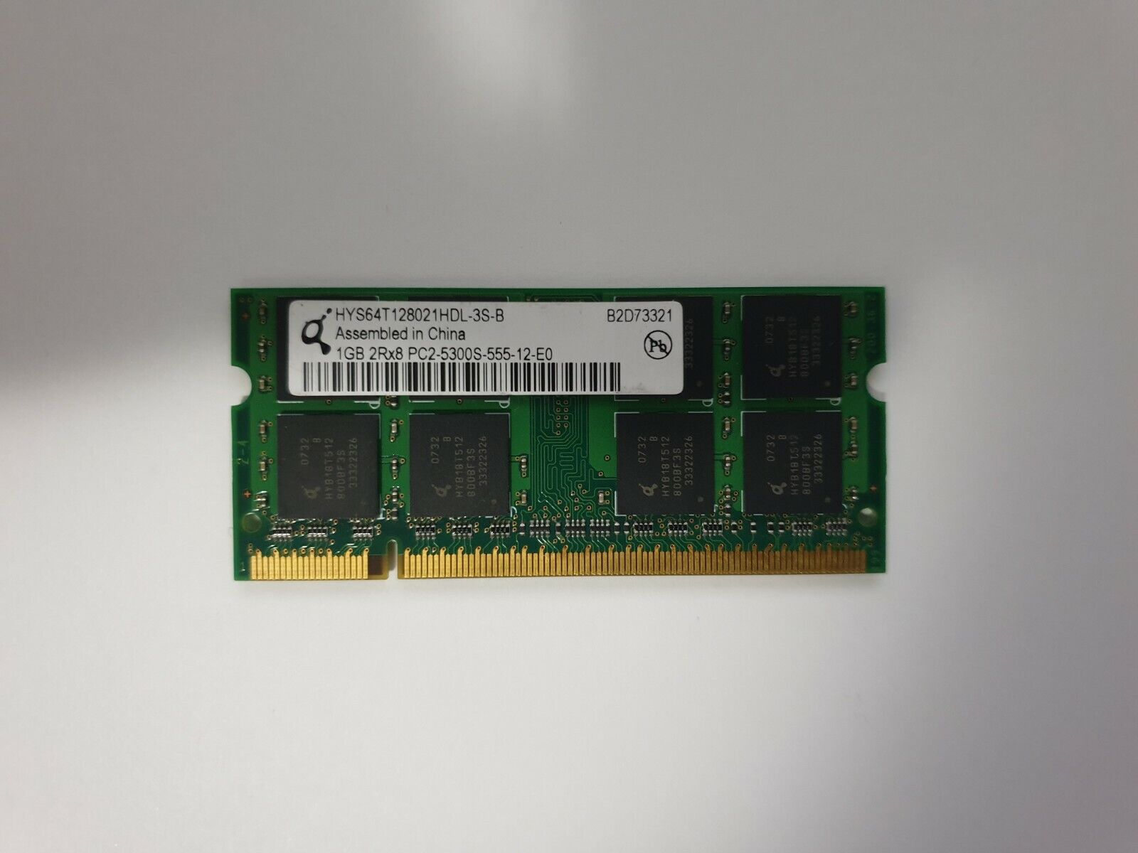 OEM Genuine Qimonda HYS64T128021HDL 1GB PC2-5300S DDR2 667MHz Laptop SODIMM RAM