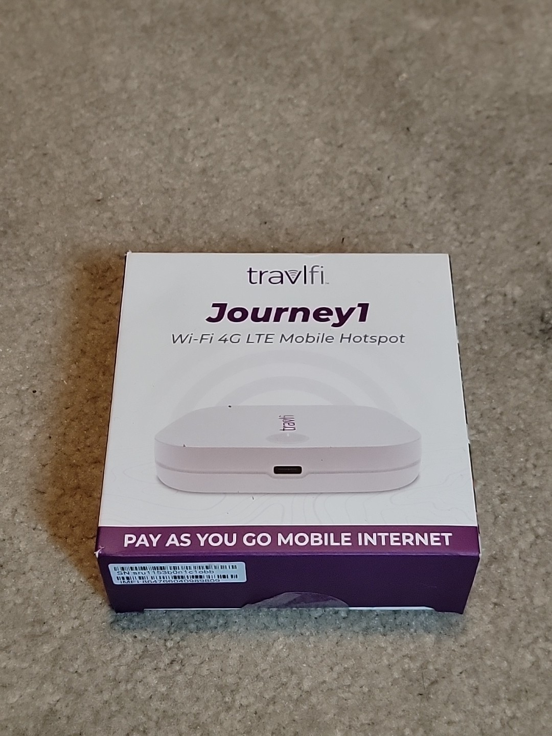 TravlFi Pace Journey1 LTE Wi-Fi Hotspot Combine Virtual-SIM Technology