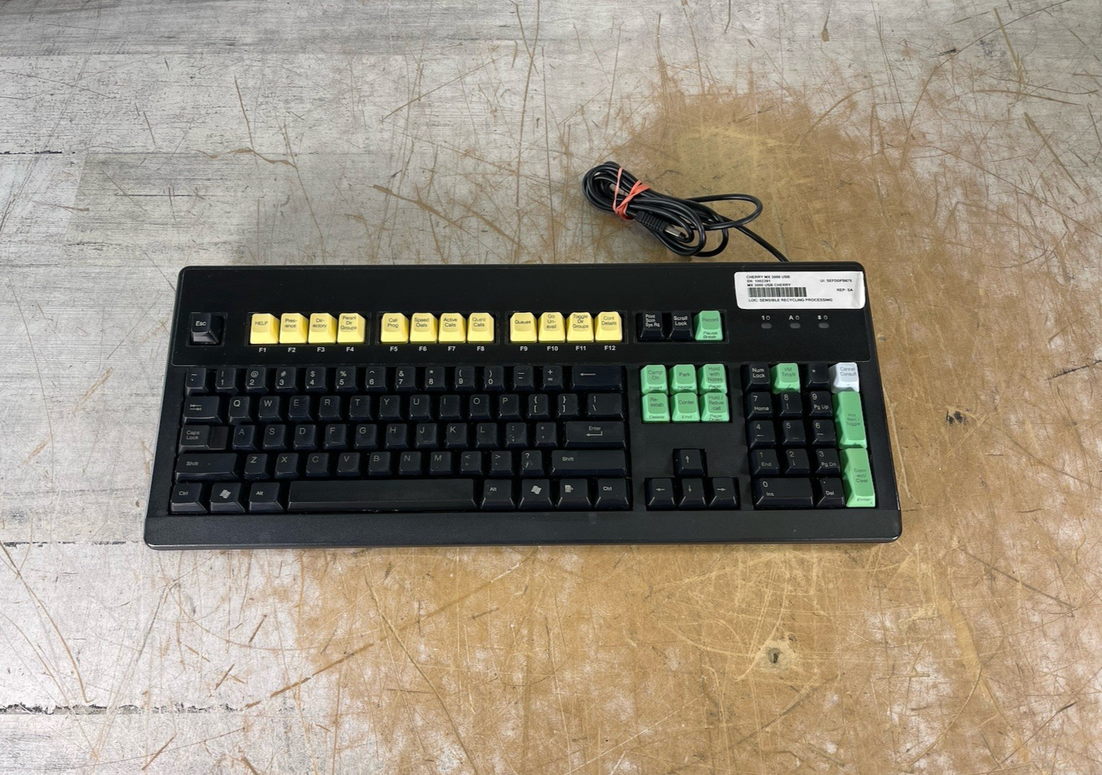 CHERRY MX 3000 USB MECHANICAL LINEAR KEYBOARD