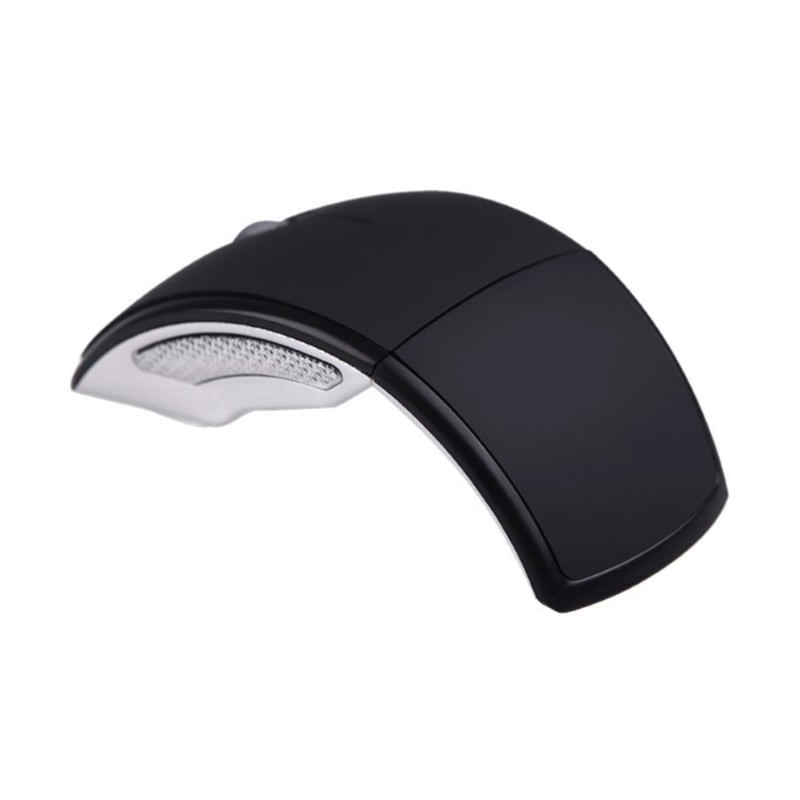 Silent Click Quiet Folding Optical Wireless Arc Mouse Portable Compact