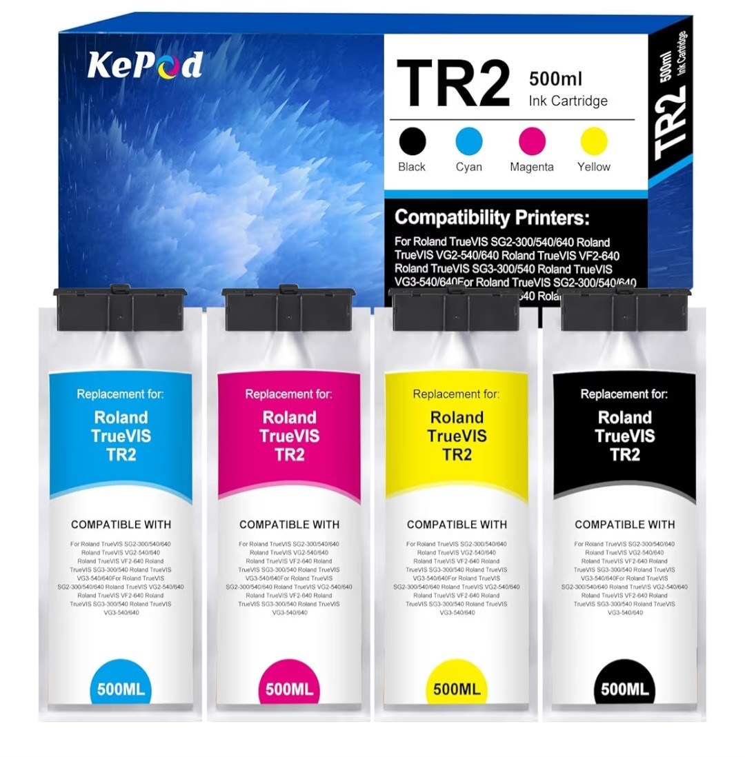 4 Pack TR2 Ink Cartridges Compatible for SG-300 SG-540 SG2-300 SG2-540 SG2-640