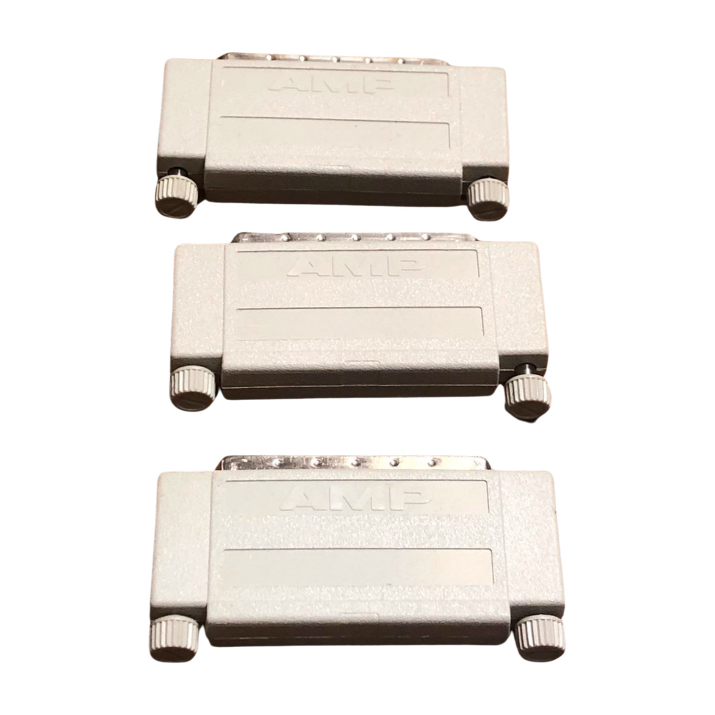 Lot Of 3 AMP Lo-Profile Single Ended SCSI Terminator 869516-1 SE Active-68-Pin